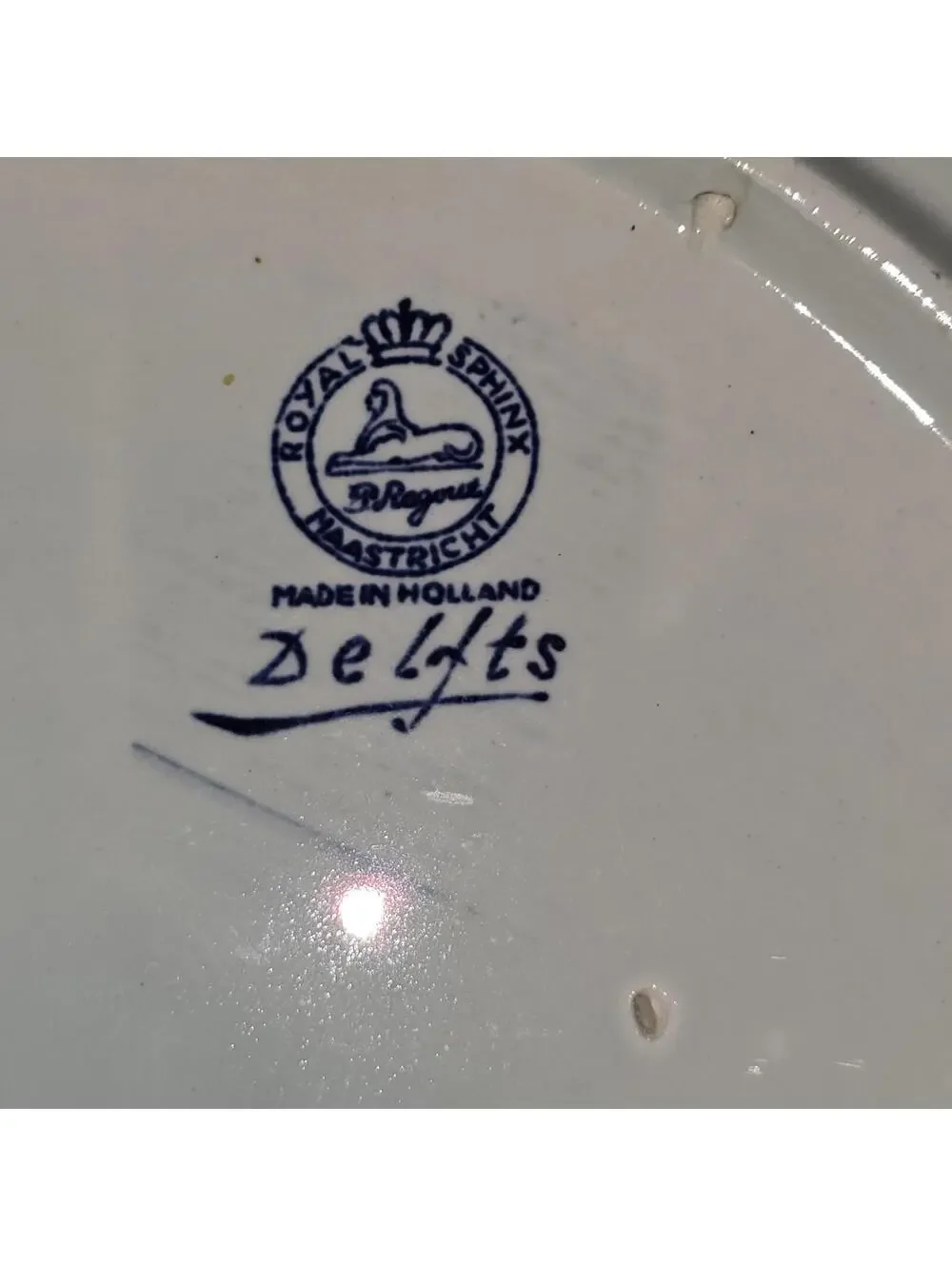 Vintage Royal Sphinx Delft Blue 16